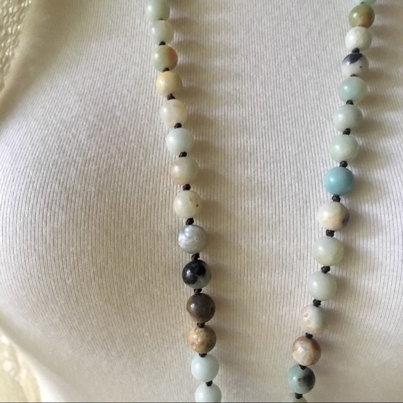 Anthro Amazonite Boho Necklace - Picture 6 of 6